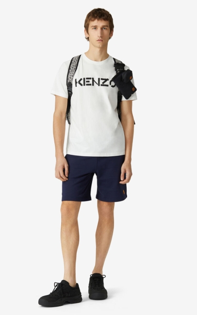Kenzo Men Kenzo Logo T-shirt White